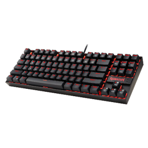 REDRAGON K552-2 Wired Gaming Mechanical Blue Switch Keyboard - Red Backlit