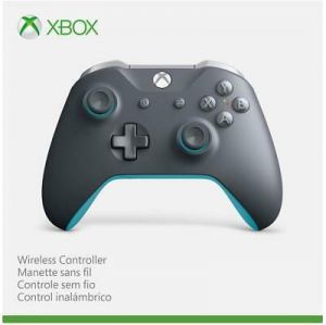 Estore electronics and gaming Genuine Microsoft Wireless Controller for Xbox One & Windows 10 Gray/Blue UD GS1