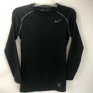 Nike Pro Dri-Fit Men&#039;s Compression Long Sleeve Fitted Shirt Black Size L